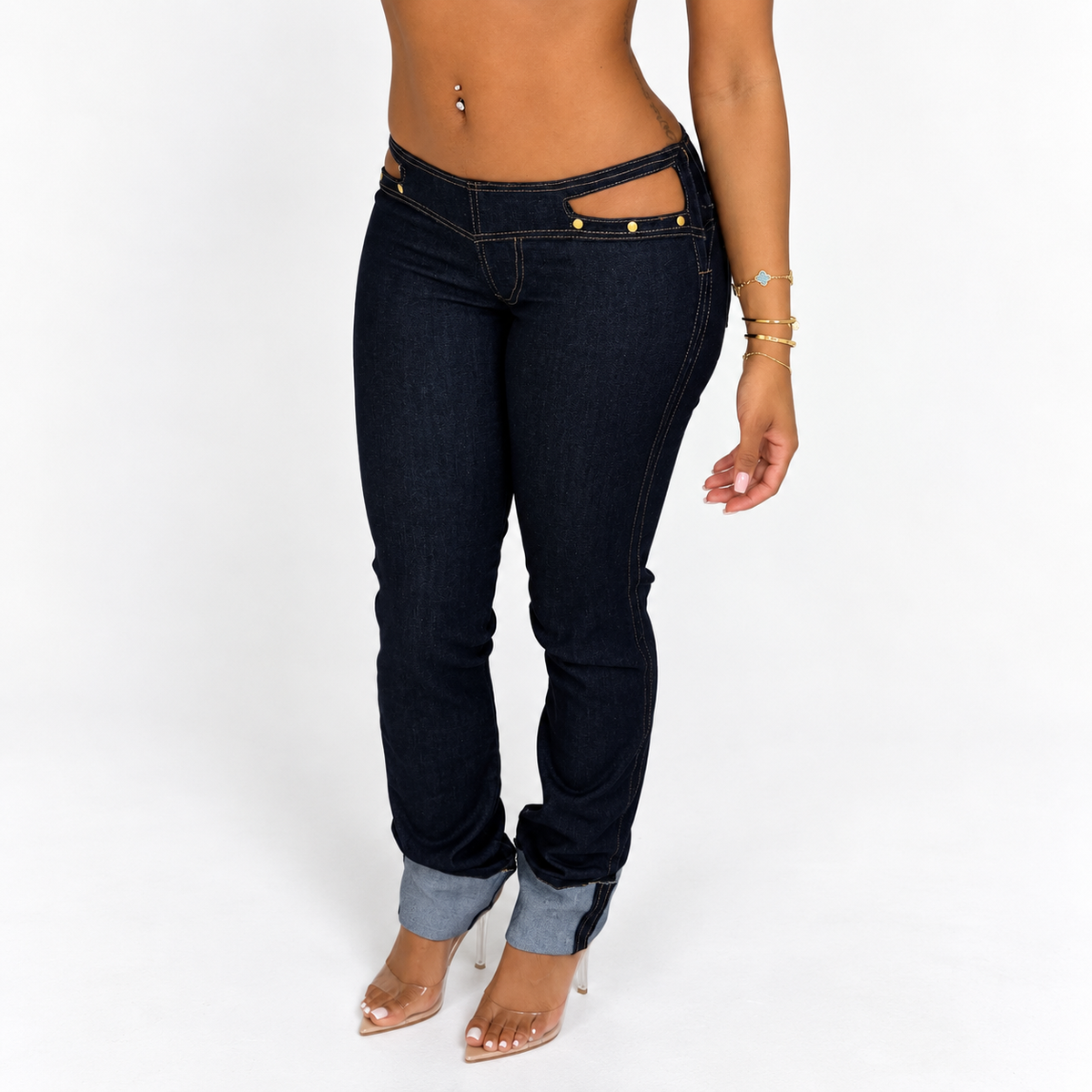 Plain Denim Pant